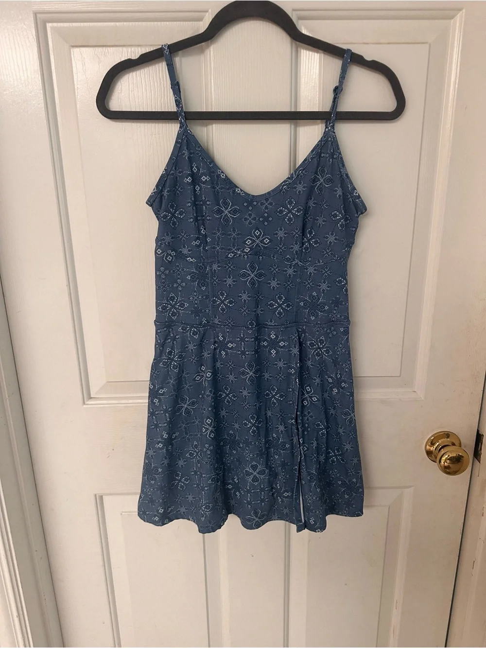 Womens Athletic Dress by JoyLab paisley blue, Size S